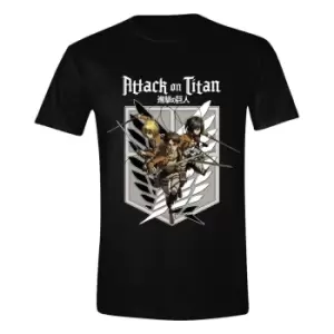Image of Attack On Titan T-Shirt Protecting The City Size S