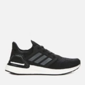 Image of adidas Mens Ultraboost 20 Trainers - Core Black - UK 7