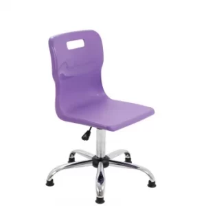 Image of TC Office Titan Swivel Senior Chair with Glides 435-525mm, Purple