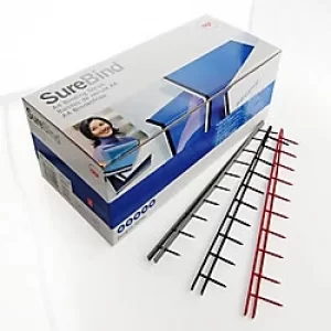 Image of Surebind Binding Strips A5 Black 25MM (100)