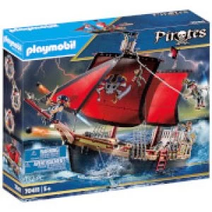 Image of Playmobil Pirates Skull Pirate Ship (70411)