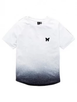 Image of Good For Nothing Boys Fade Taped Short Sleeve T-Shirt - Black