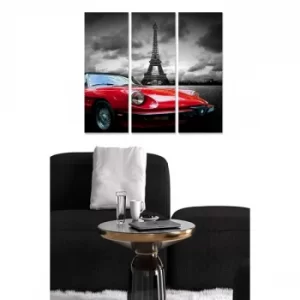 Image of MDF7392609 Multicolor Decorative MDF Painting (3 Pieces)