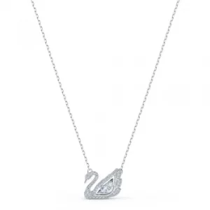 Image of Swarovski Dancing Swan White Crystal Necklace 5514421
