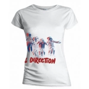 Image of One Direction Band Jump Wraparound Skinny TS: Medium