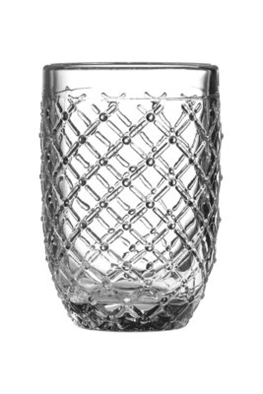 Image of Premier Housewares Knit Hi Ball 410ml Clear Glass Clear