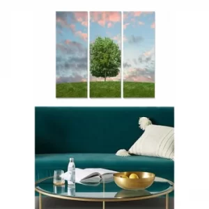 Image of MDF895935 Multicolor Decorative MDF Painting (3 Pieces)