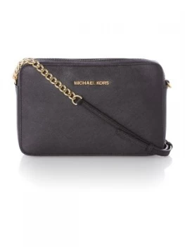 Image of Michael Kors Jet set travel small Black cross body bag Black