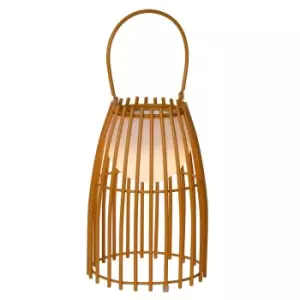 Image of Fjara Retro Table Lamp Outdoor - Ø17.5cm- LED Dim. - 1x0,3W 3200K - IP44 - 3 StepDim - Brown