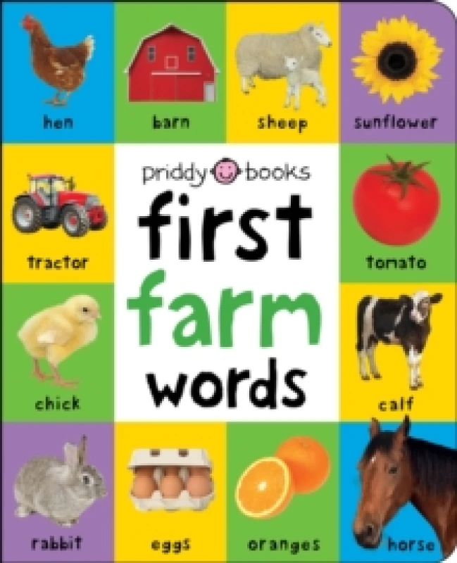Image of First Farm Words : Soft-to-Touch Board book
