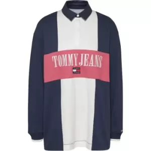 Image of Tommy Jeans Tjw Archive Blocking Rugby Polo - Multi