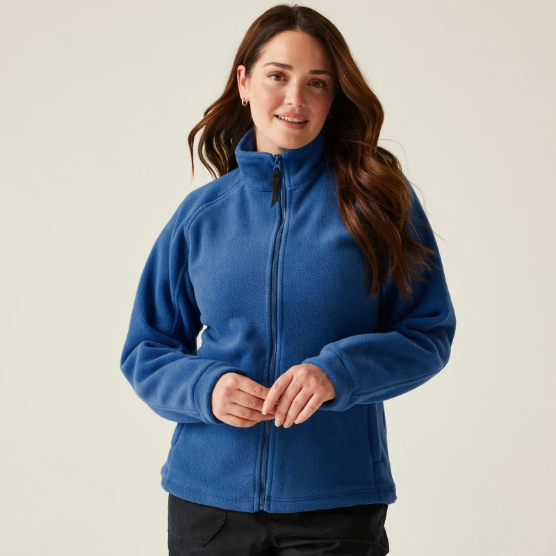 Image of Regatta Womens 'Thor' Full Zip Fleece in Bright Blue Size: 12 Bright Blue Female 12