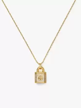 Image of Kate Spade Pave Mini Pendant, Gold, One Size