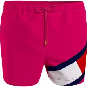 Image of Tommy Bodywear Flag Swimshorts - Pink