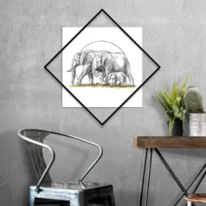 Image of Wisdom Multicolor Decorative MDF Painting