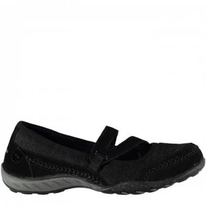 Image of Skechers Relaxed Fit Breathe Easy Shoes Ladies - Black