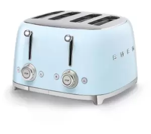 Image of SMEG 50s Retro TSF03PBUK 4 Slice Toaster