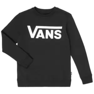 Image of Vans VANS CLASSIC CREW boys's Childrens sweatshirt in Black - Sizes 8 / 10 years,10 / 12 years,12 / 14 years,16 years