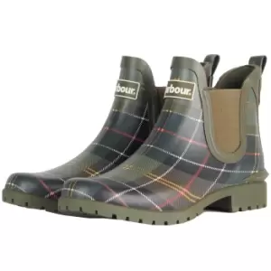 Image of Barbour Wilton Wellies Classic Tartan UK 5