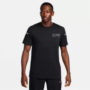Image of Nike Dri-FIT Mens Fitness T-Shirt - Black