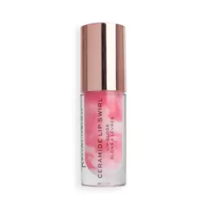 Image of Makeup Revolution Ceramide Swirl Lip Gloss Sweet Soft Pink