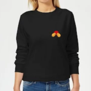 Image of Disney Mickey Mouse Backside Womens Sweatshirt - Black
