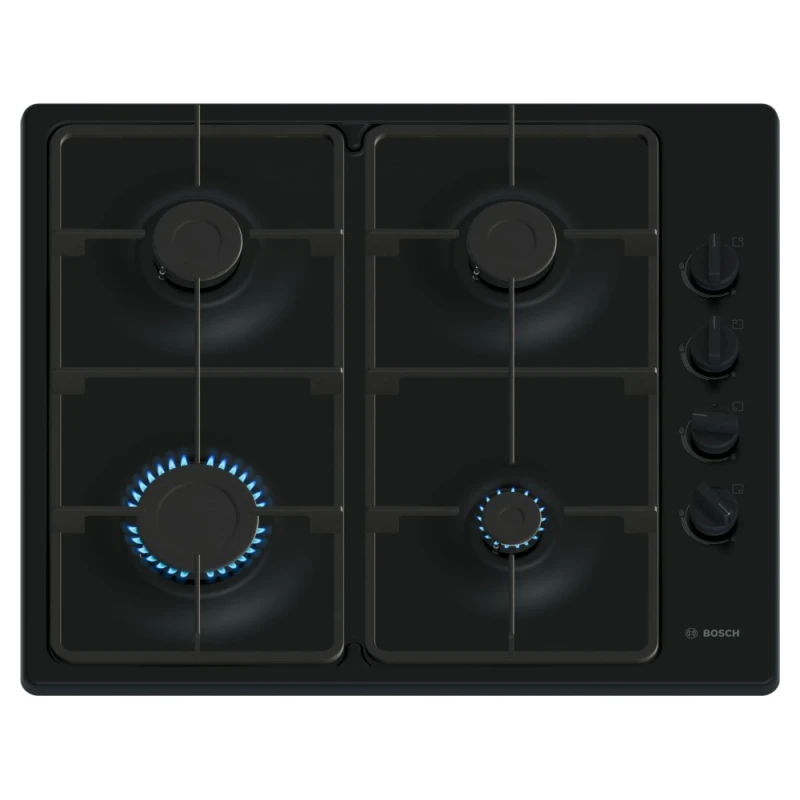 Image of Bosch Series 2 PBP6B6K60 58cm Gas Hob - Black