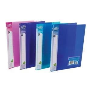 Image of Original Concord A4 75 micron 100 Sheet Capacity Polypropylene Clamp Binder Clear Pack of 10
