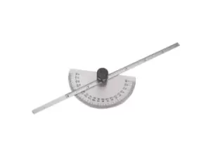 Image of Silverline 783181 Protractor with Depth Gauge Scale 150mm