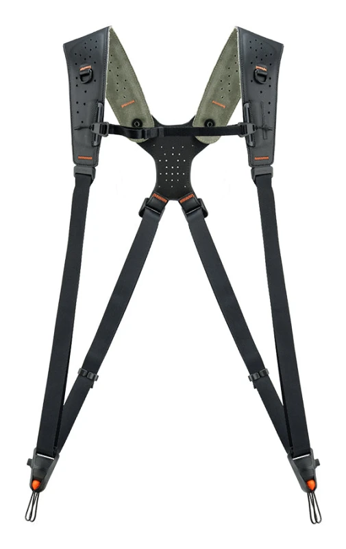 Image of PGYTECH Camera Strap Master, Leather Dual Shoulder Harness for 3 Cameras, Adjustable Camera Harness for Professional Photographe