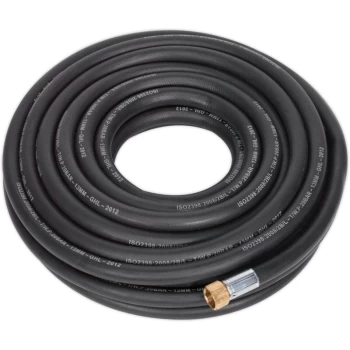 Image of AH15R/12 Air Hose 15m x Ø13mm with 1/2'BSP Unions Extra-Heavy-Duty - Sealey