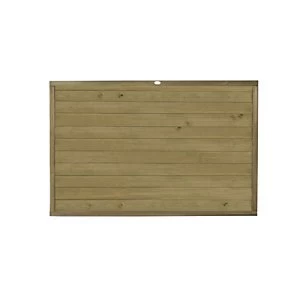 Image of Forest Garden Pressure Treated Tongue & Groove Horizontal Fence Panel - 6 x 4ft Pack of 5