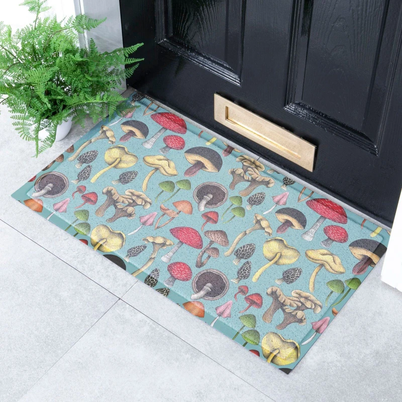 Image of Native Natural Wild Mushroom X Celia Battaini Doormat (70 X 40Cm)