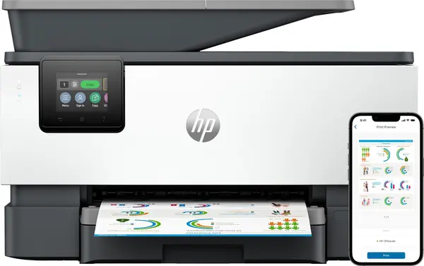 Image of HP OfficeJet Pro 9120b Multifunction Colour Inkjet Printer