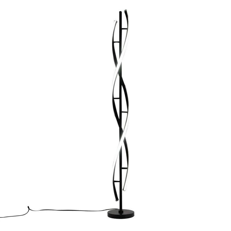 Image of Kabinet UK 42W Modern LED Floor Lamp for Living Room & Office Black unisex One size