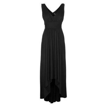 Image of Biba Dip Hem Maxi Dress - Black
