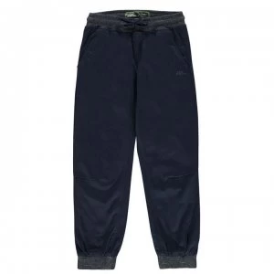 Image of No Fear Ribbed Waistband Chinos Junior Boys - Solid Navy