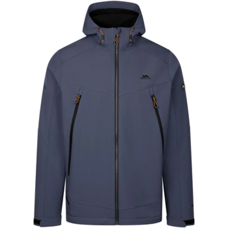 Image of Trespass Trespass Men Hubbard Soft Shell Jacket in Navy Size: X-Small Navy XS Male 5063703962223