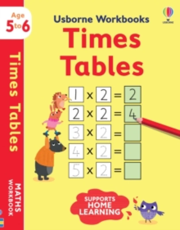 Image of Usborne Workbooks Times tables 5-6 Paperback / softback