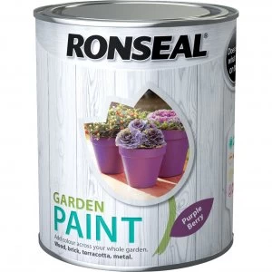Image of Ronseal General Purpose Garden Paint Purple Berry 750ml