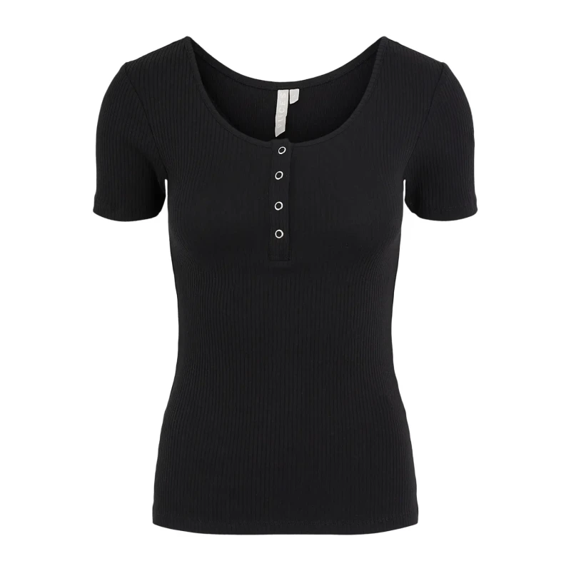 Image of Pieces Womens T-Shirt Pieces Kitte Noir Female S