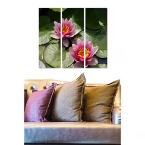 Image of MDF754386 Multicolor Decorative MDF Painting (3 Pieces)