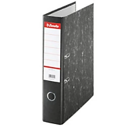 Image of Standard Board Lever Arch Files Foolscap 70MM Black - Outer Carton of 10