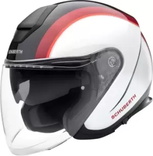 Image of Schuberth M1 Pro Outline Jet Helmet, red, Size S, red, Size S