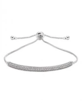 Image of Jon Richard Silver Pave Bar Toggle