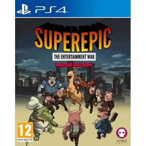 Image of SuperEpic The Entertainment War Badge Edition PS4 Game