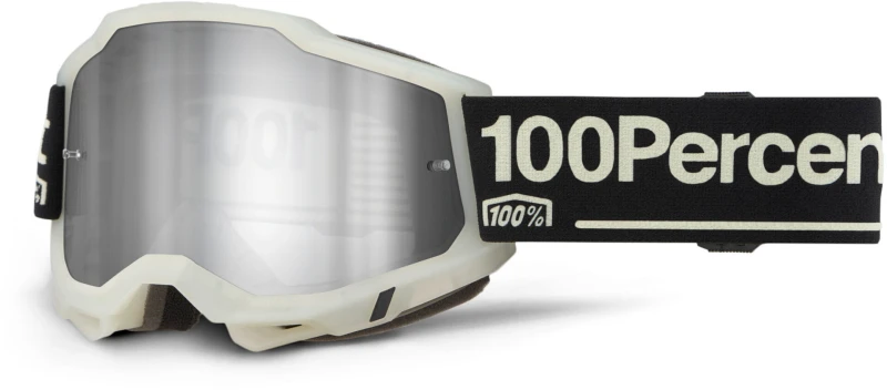 Image of 100% Accuri II Glow Motocross Goggles, Black for Men