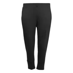 Image of adidas Mission Victory Slim-Fit High-Waist Tracksuit Bott - Black