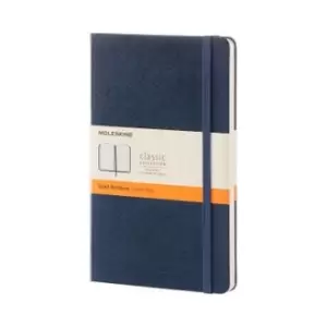 Image of Moleskine Large Ruled Hard Cover Notebook - Sapphire Blue