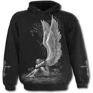 Image of Enslaved Sorrow Mens X-Large Hoodie - Black